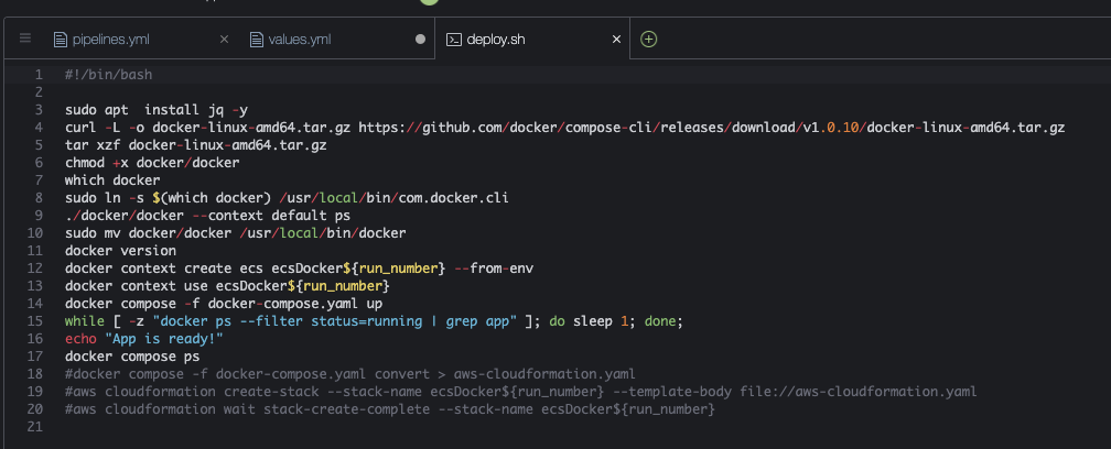 Cloud9 Editor Deploy